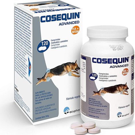 Condroprotettore Cosequin avanzato per cani (gusto ha) - 120 compresse