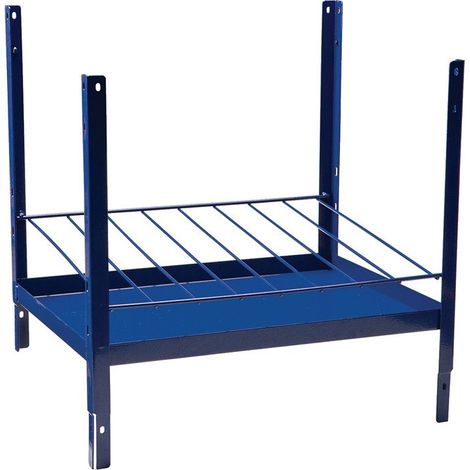 Elemento de balda LOGS 160 A520xL540xF390mm azul RAL 5022 8 filas
