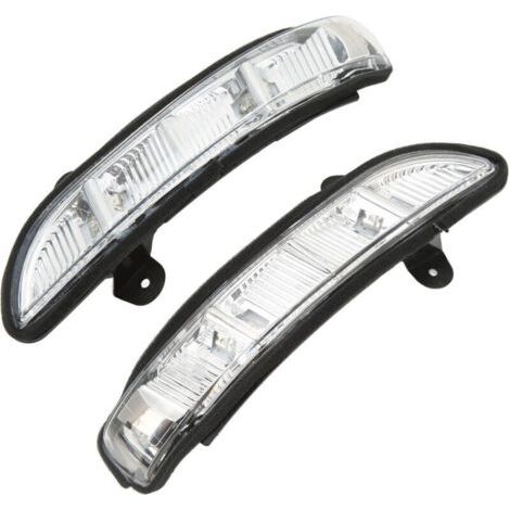 Paire de clignotants de rétroviseur (2198200521) de remplacement pour feu de gabarit jaune de porte pour MERCEDES BENZ,de DEBUNS