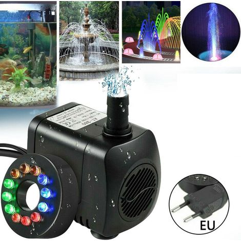 Pompe À Eau Submersible - 15 W - Débit Jusqu'à 220 GPH - Hauteur de Refoulement 1,5 M - Pour Aquariums Petits et Moyens - 1 Pièce (1/5)
