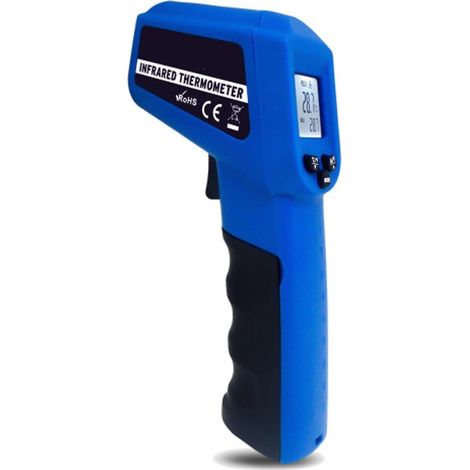Thermomètre infrarouge - 50/+380°C - Laser - Emissivité réglable - 5505 - Saro