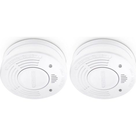 Filiyano-Alecto SD1010 2X - Détecteur de fumée avec autonomie de 10 ans, lot de 2, blanc (1/3)