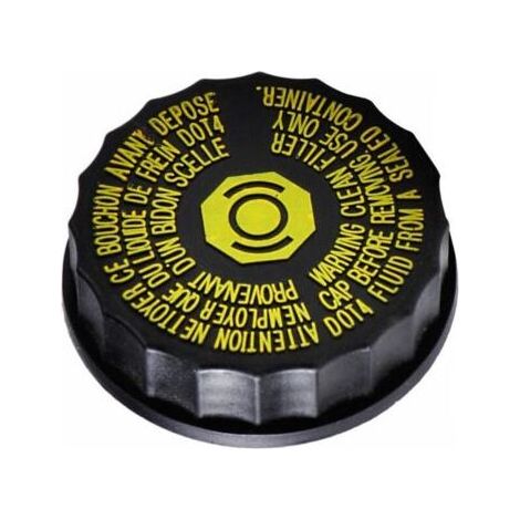 Bouchon de Réservoir de Liquide de Frein pour Citroën Peugeot 206, 207, 307, 308, 408, 508, C2, C3-XR, C4, C5, 2008, 3008, 301 Protection Anti-Poussière Optimale (OE:1613328880) (1/4)