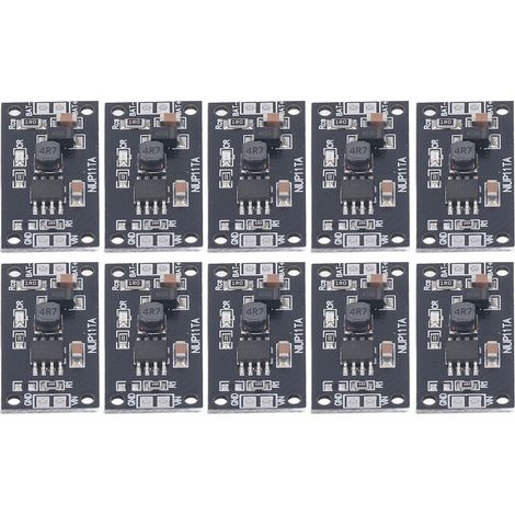 Lot de 10 modules de charge pour batteries NiMH/NiCd 1S, circuit imprimé robuste et résistant à l'usure. (1/5)
