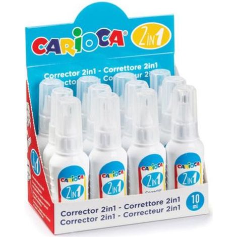 ESP.12 CORRETTORI LIQUIDI "2 in 1" CARIOCA 42998 x1