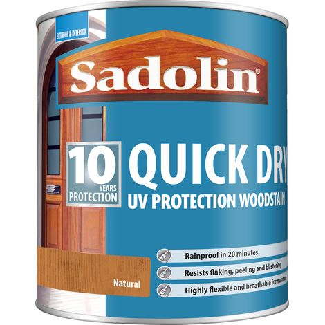 Sadolin Quick Dry UV Protection Woodstain - Natural - 2.5L