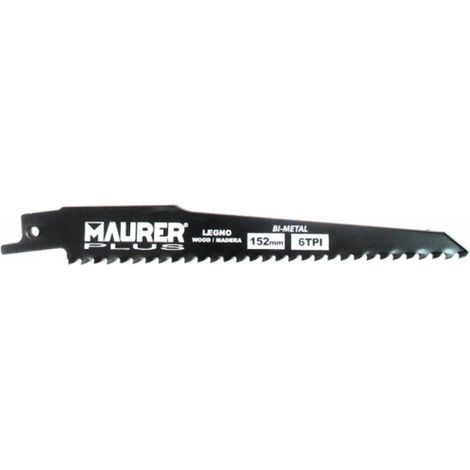 LAMA LEGNO SEGA GATTUCCIO MAURER PLUS 152MM 6T CF. BLISTER 5PZ