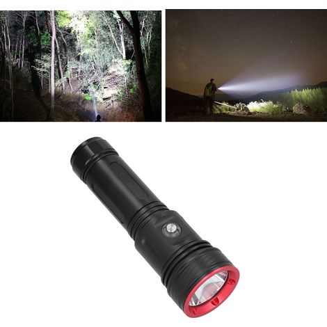 XHP70.2 Professionelle Taucherlampe, 3000 lm, IP68 wasserdicht, leistungsstarke Taschenlampe zum Angeln und Campen (1/5)