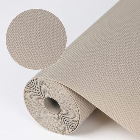 30cmx300cm Tapis Fond de Tiroir Non-adhésif Antidérapant,Rouleau Protection pour Tiroir Cuisine,Protege Etagere Placard Frigo,Kaki (1/5)