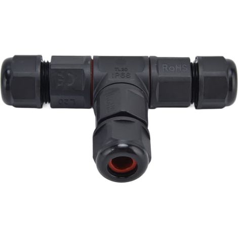 Connecteur électrique étanche en forme de T à 3 broches, adaptateur de connexion rapide 250 V 16 A TL20 (1/5)