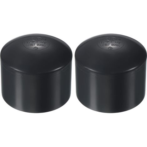 2 Paquet 1-1/2" Upvc Tuyau Fin Casquette Raccord (1/5)
