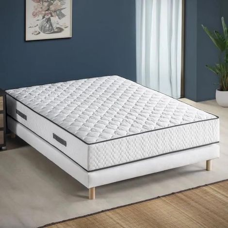 Deko Dream Ensemble Matratze + Lattenrost 140x200 cm Weiß