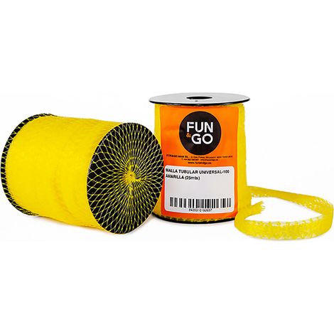 FUN&GO Gelbes Schlauchnetz 25 m.