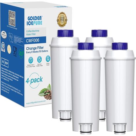 4 Pièces Filtre à eau, Compatible De'Longhi DLSC002, Pour Machine Café ECAM ESAM (1/5)