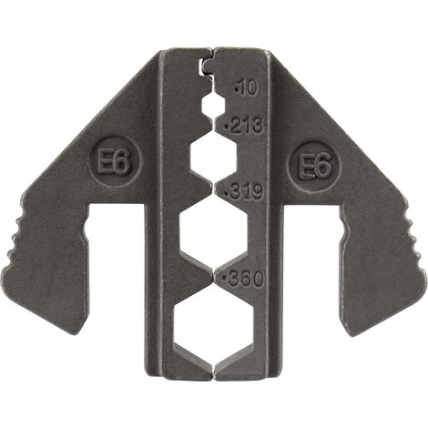 TOOLCRAFT PLE-0E6 Crimp-Einsätze Geeignet für Kabeltyp: RG59, RG58, RG6 Passend für Marke (Zangen): (1/3)