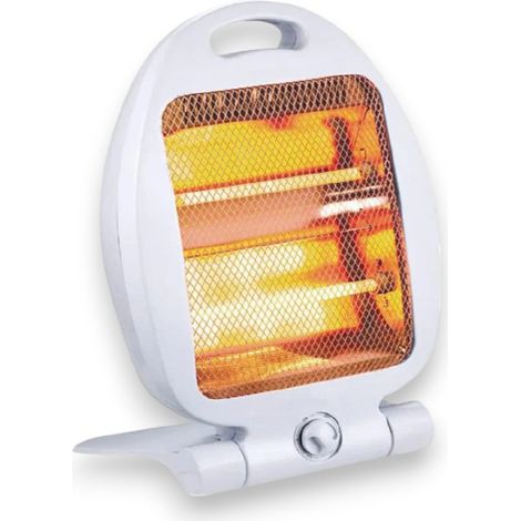 Calentador eléctrico de cuarzo 800W 25x15xH36 cm