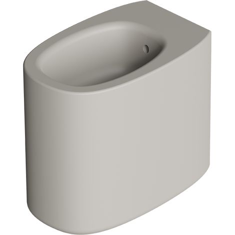 IDILLA Bidet monobloc. Greige mat. Bonde. Kit fix