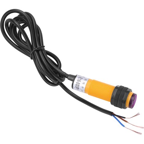 Capteur photoélectrique infrarouge PNP E18-B03P1, 5-30 cm, 3 fils, 6-36 V CC