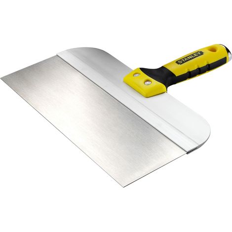 Stanley – Couteau à enduire inox 254mm – Lame flexible pour finition lisse – Poignée bi-matière – STHT005771