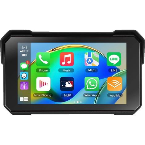 Navigazione GPS, touchscreen da 5 pollici, CarPlay wireless e Android Auto, lettore intelligente (1/2)