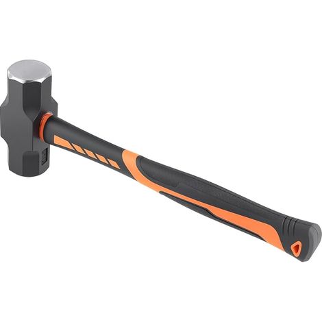 2kg Mallet with Fiberglass Handle, Hammer with 32cm Non-Slip Handle (1/5)