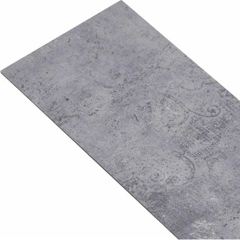 Planches de Sol Autocollantes 32 pcs Ciment gris 4,46 m² PVC (1/5)
