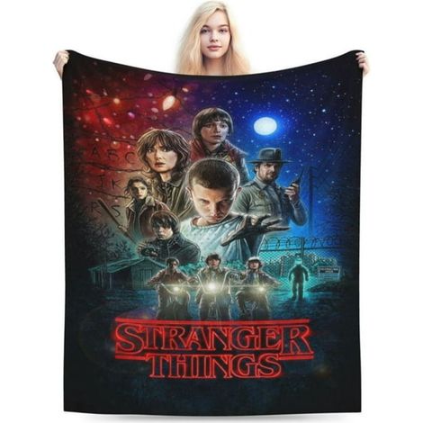 Couverture en peluche ultra douce et moelleuse – Grande couverture douillette et confortable pour canapé, lit, salon, toutes saisons, 127 x 152 cm, cadeau idéal pour adolescents et adultes (1/5)