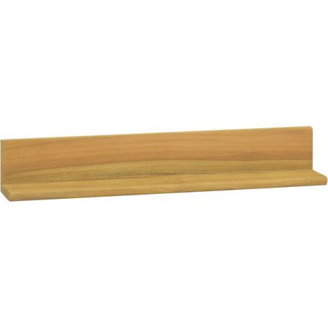 Maison Exclusive - Wandregale 2 Stk. 60x10x10 cm Massivholz Teak