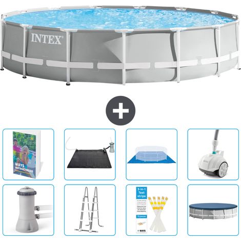 Prism Frame Pool Rund - 457x107 cm - 9-teilig S600