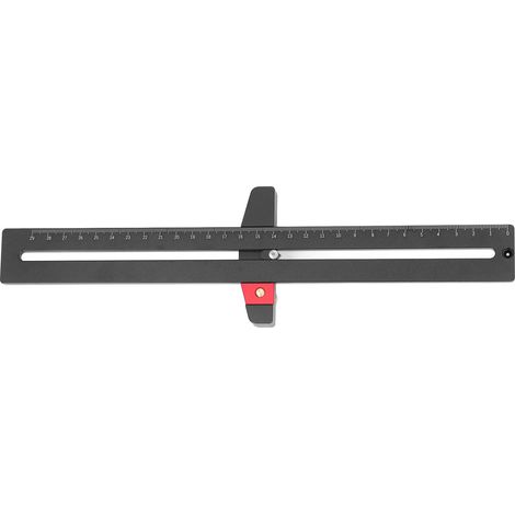 Compas de traçage pour le travail du bois, règle à lignes parallèles et arcs, en alliage d'aluminium, calibre métrique pour le traçage de cercles. (1/5)