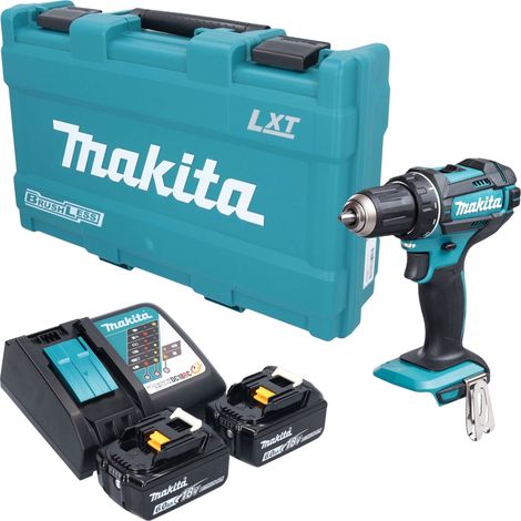 Trapano avvitatore a batteria Makita DDF 482 RGK 18 V 62 Nm + 2 batterie da 6,0 Ah + caricabatterie + valigetta (1/5)