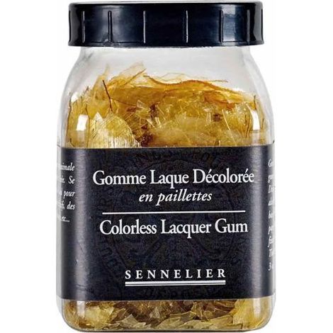Gomme laque décolorée en paillettes 80 g