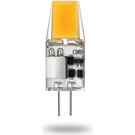 Ampoule LED G4 AC/DC 12V à effet scintillant COB blanc chaud - 5W équivalent à 50W halogène. 500 lm (1/3)