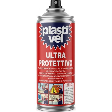 PLASTIVEL ULTRA PROTETTIVO MULTIUSO- - spray ml.400 - 2 pezzi PLASTIVEL