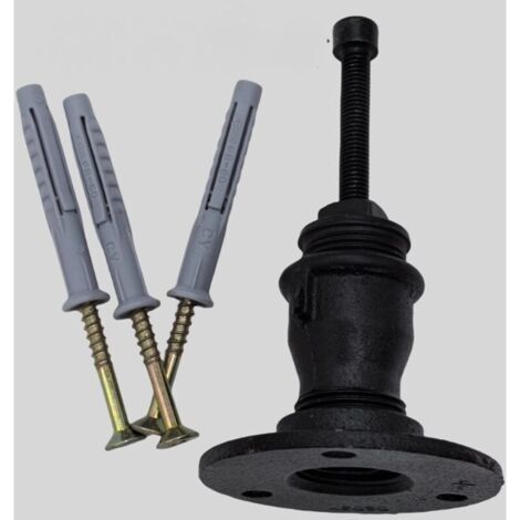 Stair Railing Handrail Bracket - Black Stair Handrail Bracket Industrial Style Thick Iron Handrail Bracket for Stair Handrail Wall Mounting,66 (1/5)