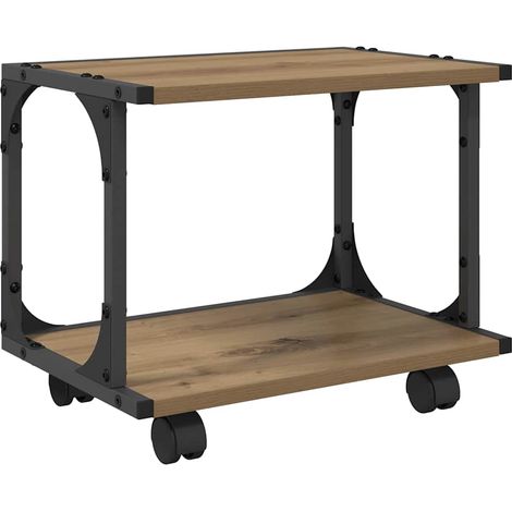 Support d'imprimante Chêne artisanal 41 x 28 x 33.5 cm (1/5)