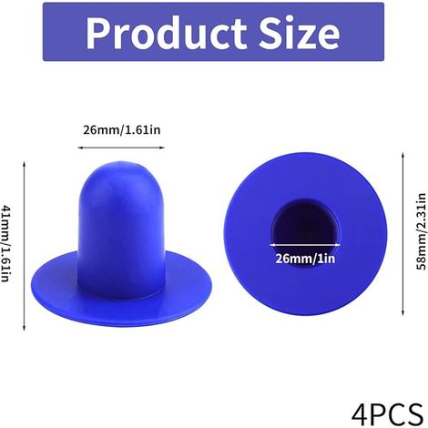 Pièces Bouchons de Piscine, Bouchon Piscine, Bouchon Vidange Piscine, Bouchon Spa, Bouchons Muraux pour Piscine, Trou de Crépine, Pompe de Filtre Bouchon de Vidange, Compatible et (1/3)