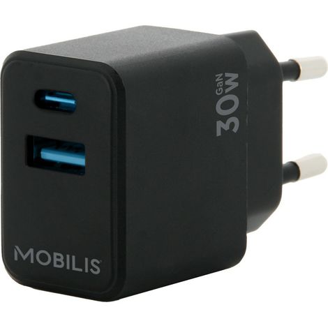 Cargador de Pared Mobilis Negro 30 W