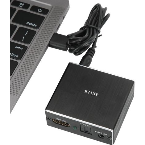 Convertisseur Audio HDMI vers SPDIF et Jack 3.5mm - Splitter Audio Haute Définition 4K 2K (1/5)