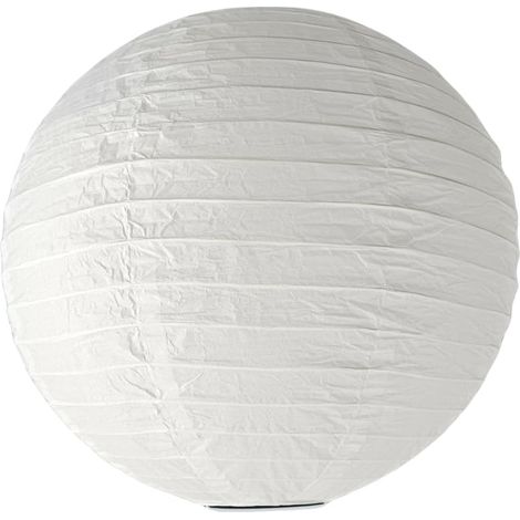 1 Abat-jour Papier Blanc 30cm Rond Côtelé Décoratif Suspension Lampe Table Mariage