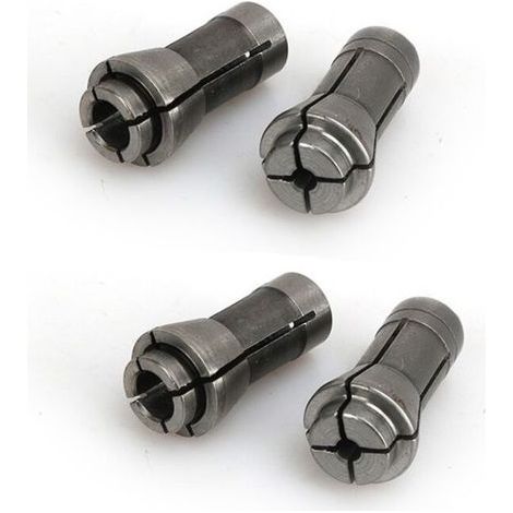 Hochleistungs-Spannzangenfutter (2 x 3 mm + 2 x 6 mm) für Druckluftschleifer