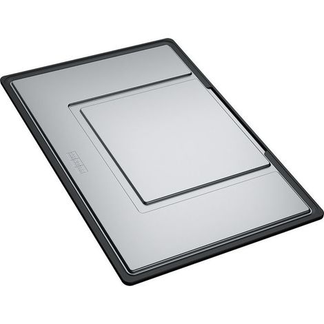 Franke - Scolapiatti, acciaio inox/plastica nera 112.0602.288 (1/2)