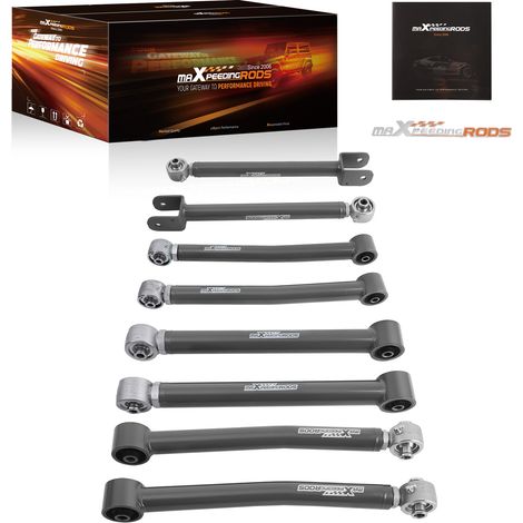 8x Juego de Brazo de Control Delantero For Jeep Wrangler JK Unlimited 2WD 4WD