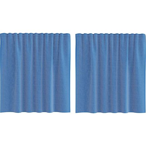Maison Exclusive - Voile Vorhänge mit Stangentaschen 2 Stk. König
