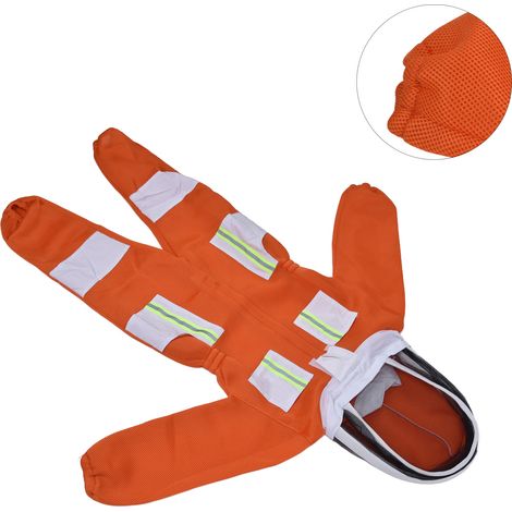 Atmungsaktiver 3D-Imkeranzug für Kinder aus Netzgewebe, belüftete Imkerkleidung, vollständiger Imkerschutzanzug, Bienenhausbesuch, Kinderkostüm. (1/5)