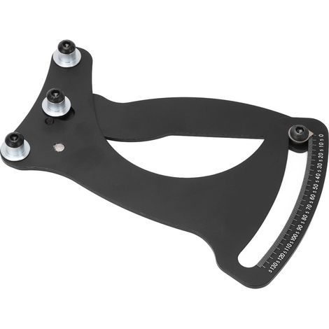 Spannungsmesser für Fahrradfelgen aus hochfester Aluminiumlegierung, Werkzeug zur Einstellung der Fahrradfelgenspannung, schwarz (1/5)