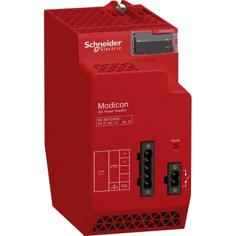 Alim de sécurité redondante 40W 24/48Vdc + fonctions de maintenance prédictive SCHNEIDER BMXCPS4022S
