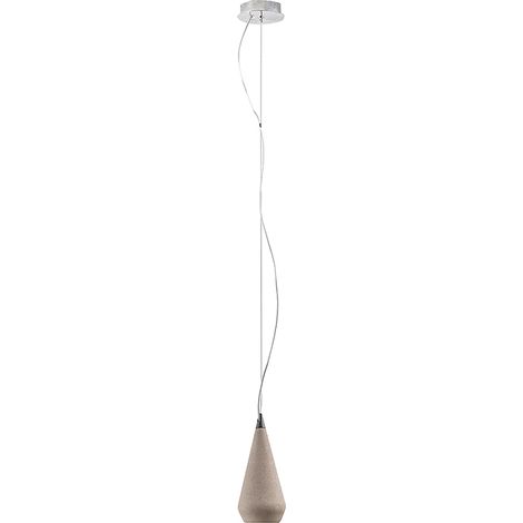 Pavè - Lampe À Suspension En Béton Gris Avec Douille Gu10, Puissance 50W, Ip20, Design Essentiel Par Andrea Lazzari - Groupe Rossini (1/3)