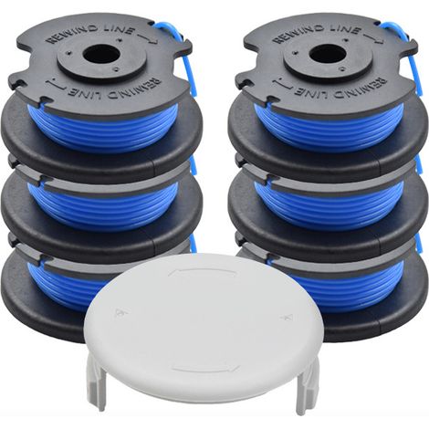 Bobine de rechange et couvercle pour coupe-bordures – 6+1 (1/5)