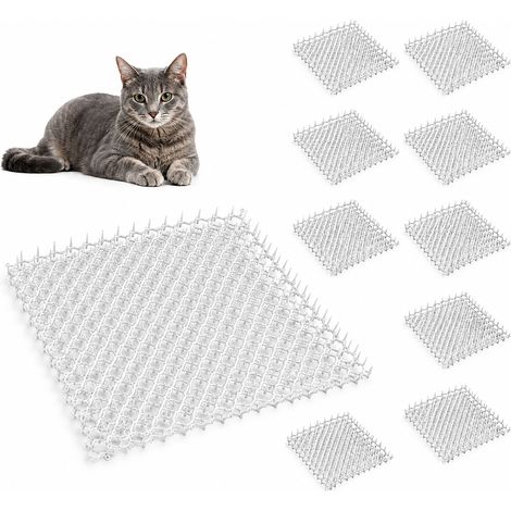 Relaxdays Griglia antipredatori, set da 10, repellente per martore e gatti, protezione piante (1/5)